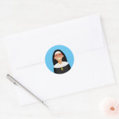 Nun Classic Round Sticker (Envelop)