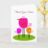 Nun dank je! kaart (Gele Bloem)