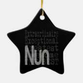 Nun Extraordinaire Keramisch Ornament (Achterkant)