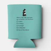 Nun Fun - schone humor, Nun Heaven Joke Blikjeskoeler (Achterkant)