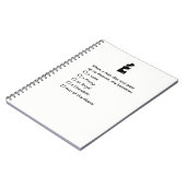 Nun Fun - schone humor, Nun Heaven Joke Notitieboek (Linkerzijde)