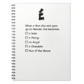 Nun Fun - schone humor, Nun Heaven Joke Notitieboek (Voorkant)