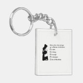 Nun Fun - schone humor, Nun Heaven Joke Sleutelhanger (Voorkant Links)