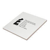 Nun Fun - schone humor, Nun Heaven Joke Tegeltje (Zijkant)