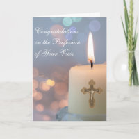 Nun Gefeliciteerd Beroep van de Geloofde Kaars