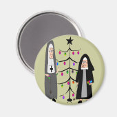 Nun Gifts "Decorating the KerstTree" Magneet (Voorkant / Achterkant)