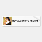 Nun Habits Bumpersticker (Voorkant)