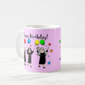 Nun Happy Birthday-kaarten & cadeautjes Koffiemok (Voorkant links)