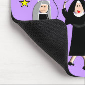 Nun Happy Birthday-kaarten & cadeautjes Muismat (Hoek)