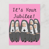 Nun Jubilee-kaarten Briefkaart (Voorkant)