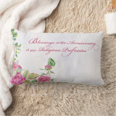 Nun Jubileum van de godsdienstige hoogterij Roses Kussen (Deken)