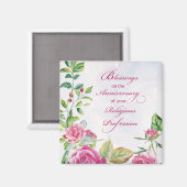 Nun Jubileum van de godsdienstige hoogterij Roses Magneet (Voorkant / Achterkant)