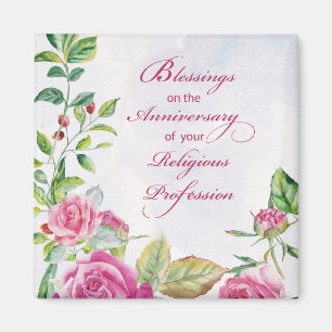 Nun Jubileum van de godsdienstige hoogterij Roses Magneet