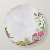 Nun Jubileum van de godsdienstige hoogterij Roses Rond Kussen (Achterkant)