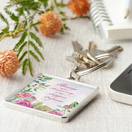 Nun Jubileum van de godsdienstige hoogterij Roses Sleutelhanger