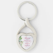 Nun Jubileum van de godsdienstige hoogterij Roses Sleutelhanger (Voorkant)