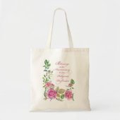 Nun Jubileum van de godsdienstige hoogterij Roses Tote Bag (Voorkant)