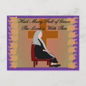 Nun Kaarten en geschenken "Heil Maria" Gebed (Voorkant)