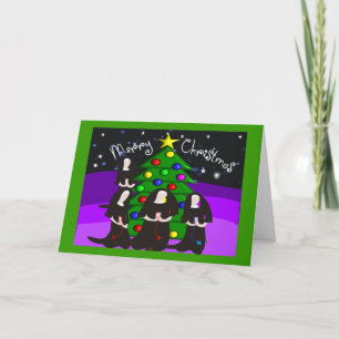 Nun-kerstkaarten en -cadeautjes feestdagen kaart