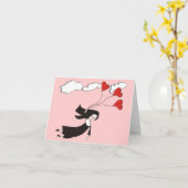 Nun Notecards Blank in Soaring Nun Kaart (Gele Bloem)