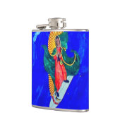 nun op blauw heupvat heupfles (Links)