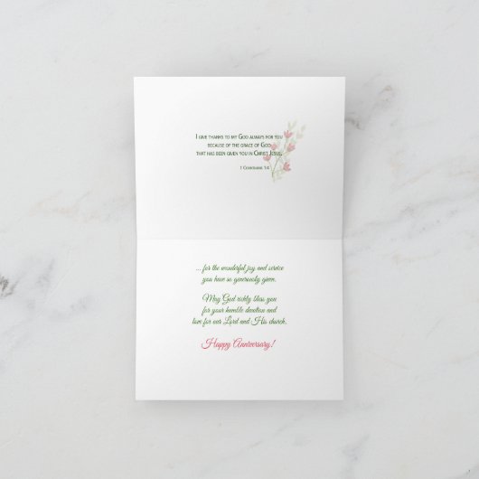 Nun Religious Jubilee 65th Jubileum Waterverf Kaart (Binnen)