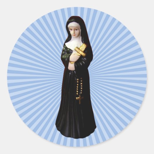 Nun Ronde Sticker (Voorkant)