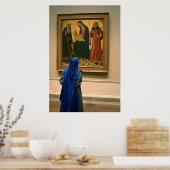 Nun, schilderen, nationale galerij van kunst poster (Keuken)