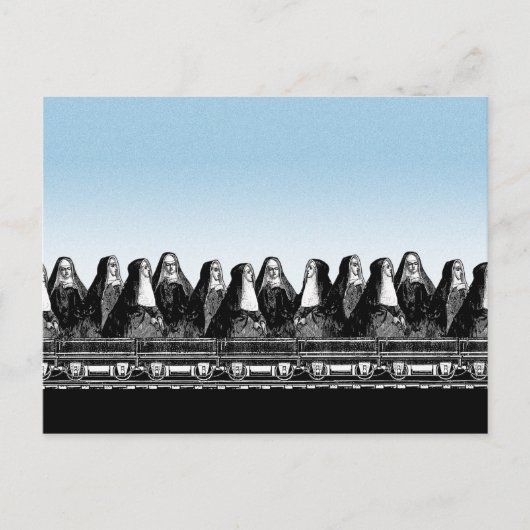 Nun Train Briefkaart (Voorkant)