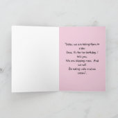 Nun Verjaardag Kaart (Binnen)