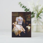 Nun zorg voor een ziek kind briefkaart (Staand voorkant)