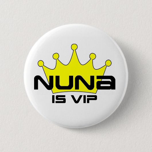 Nuna is VIP Ronde Button 5,7 Cm (Voorkant)
