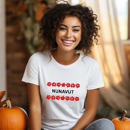 Nunavut Aloha Banden Rood Licht-Kleur T-shirt