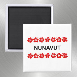 Nunavut Aloha Bands Rood Licht-Kleur Magneet