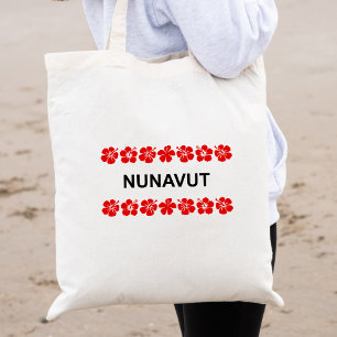 Nunavut Aloha Bands rood licht-kleur Tote Bag