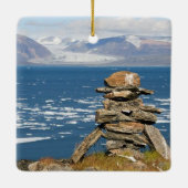 Nunavut, Canada Keramisch Ornament (Achterkant)