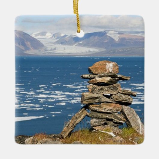 Nunavut, Canada Keramisch Ornament (Voorkant)