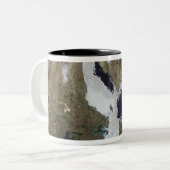 Nunavut, Canada Tweekleurige Koffiemok (Voorkant links)