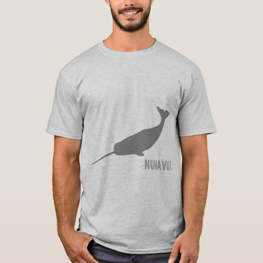 Nunavut Narwhal T-shirt (Voorkant)