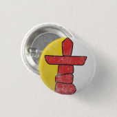 Nunavut Ronde Button 3,2 Cm (Voorkant /achterkant)