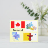 Nunavut Territory Canada Briefkaart (Staand voorkant)
