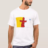 Nunavut Vlag Grafisch T-shirt (Voorkant)