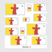 Nunavut Vlaggen Graphic Sticker (Vel)