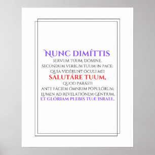 Nunc Dimittis-Poster Poster
