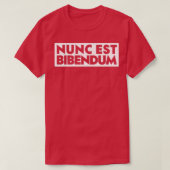 Nunc est bibendum Latijn T-shirt (Design voorkant)