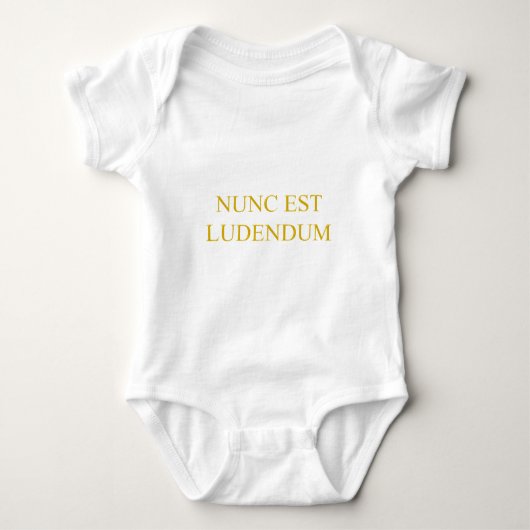 nunc est ludendum Latein latin Romper (Voorkant)