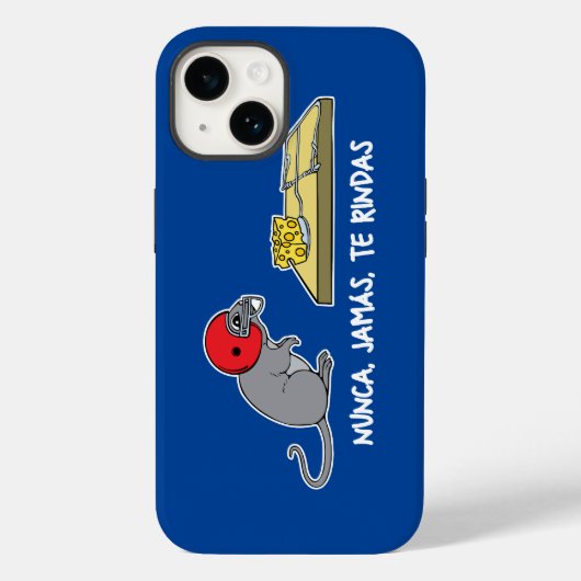 Nunca jamas te rindas Case-Mate iPhone case (Achterkant)