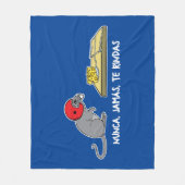 Nunca jamas te rindas fleece deken (Voorkant)