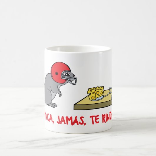 Nunca jamas te rindas koffiemok (Center)