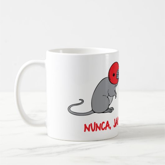 Nunca jamas te rindas koffiemok (Links)